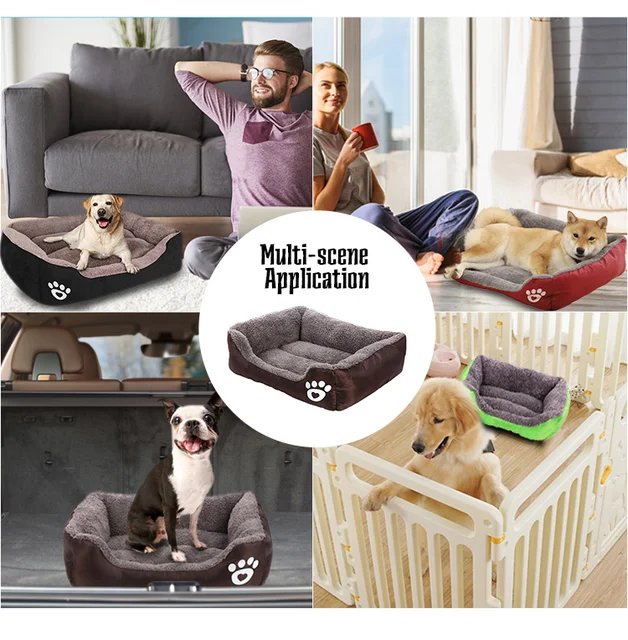 Cozy Plush Pet Bed for Small to Medium Dogs