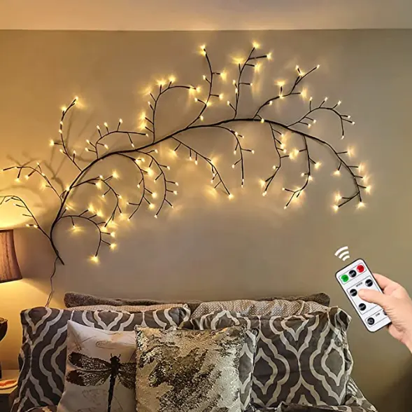 72pcs/ 96pcs LED Bendable Willow Branch Lights