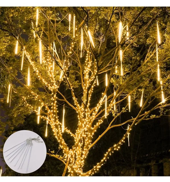 8 Strands Festive USB-Powered LED Streamer Lights for Deco