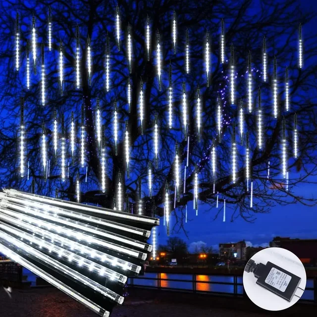 8 Strands Festive USB-Powered LED Streamer Lights for Deco