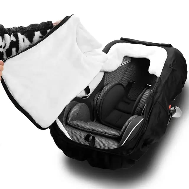 Baby Car Seat Cover (Black)